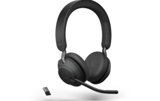 Jabra-Evolve2-65-UC-Black-Stereo-Angled-with-USB-A-Dongle-LB