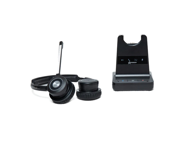 Starkey-S250-Duo-Binaural-DECT-Wireless-Headset-with-Passive-Noise-Canceling-Mic
